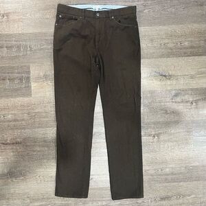 Peter Millar Pants Mens 34X32 Brown Mountainside Collection Jeans Straight Leg